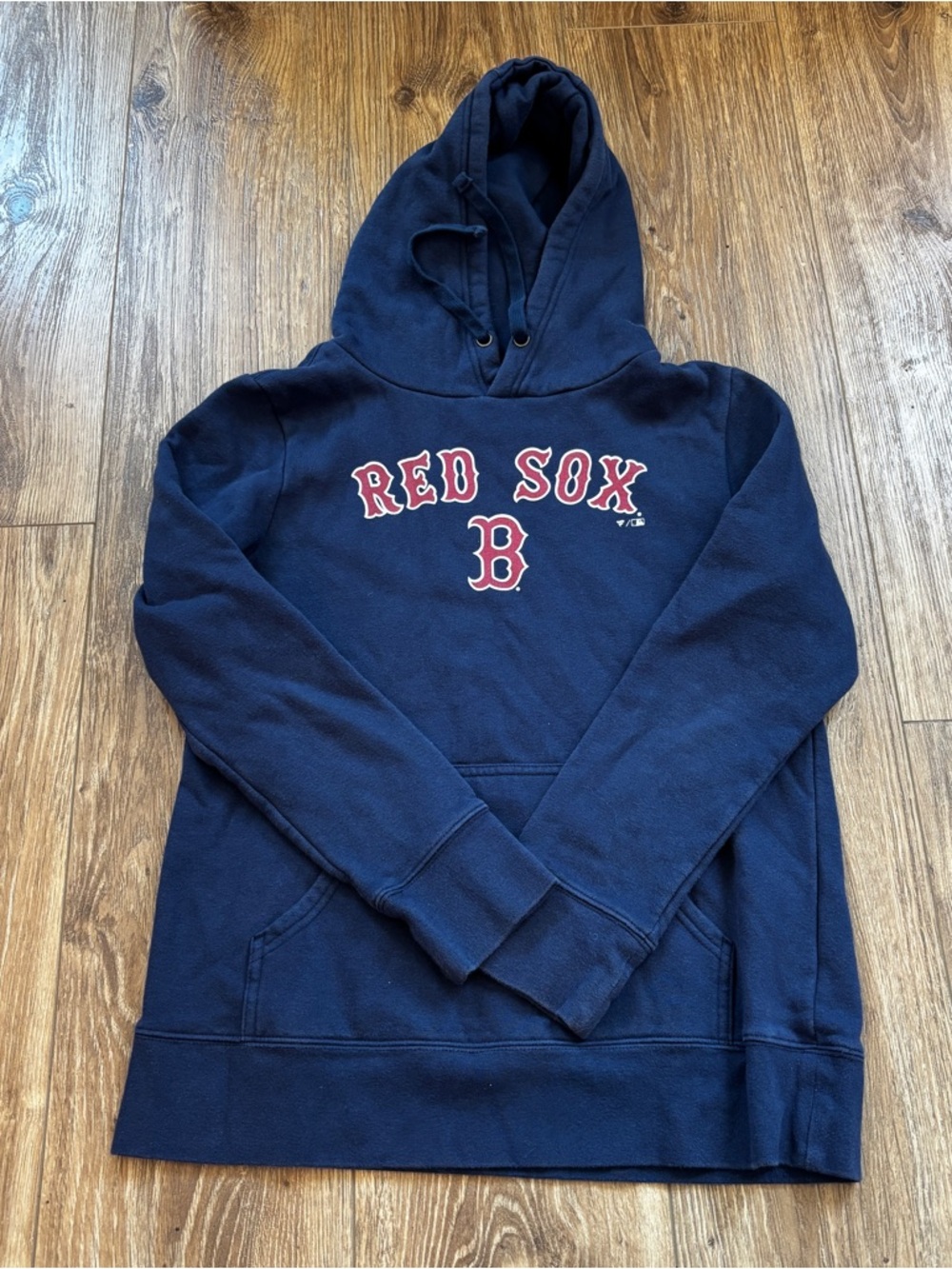 Fanatics Navy Red Sox Pullover Hoodie with Red Logo
